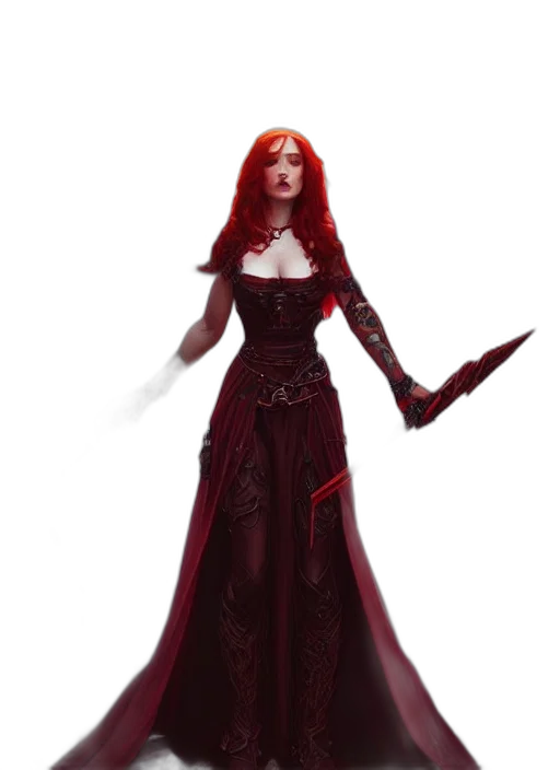 dress, concept art, fantasy art, 3d render transparent PNG cut-out