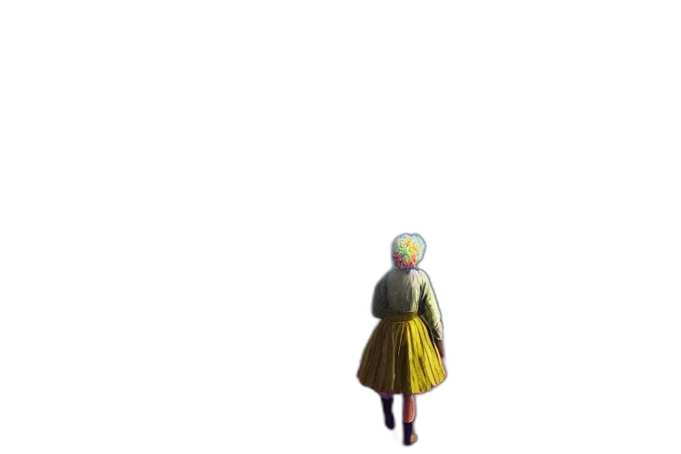dress, jacket, hat, creature transparent PNG cut-out