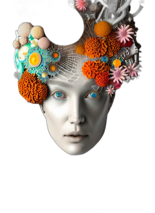 crown, mask, face, jewelry transparent PNG cut-out