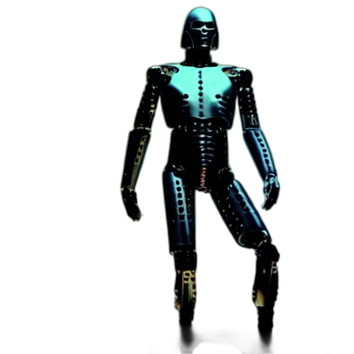 robot, 3d render, concept art, cyberpunk transparent PNG cut-out