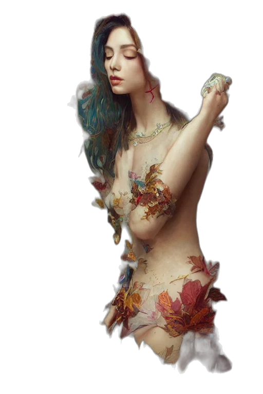 dress, jewelry, flower, crown transparent PNG cut-out