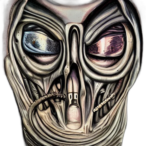 mask, face, bottle, creature transparent PNG cut-out