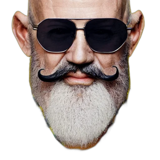 face, mask, hat, staff transparent PNG cut-out