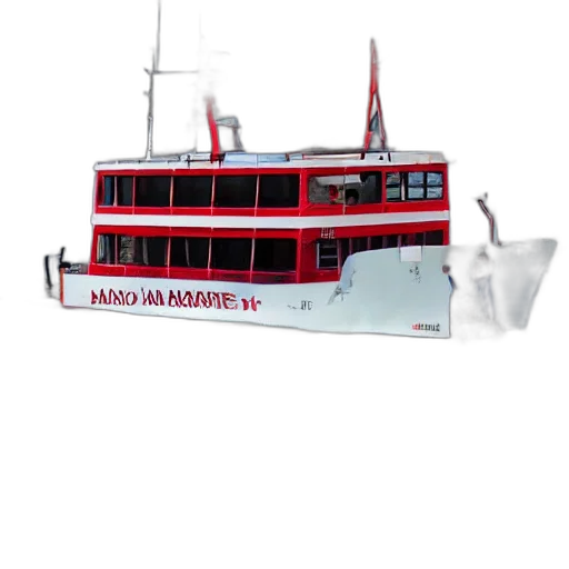 3d render, photorealistic, concept art, barco transparent PNG cut-out