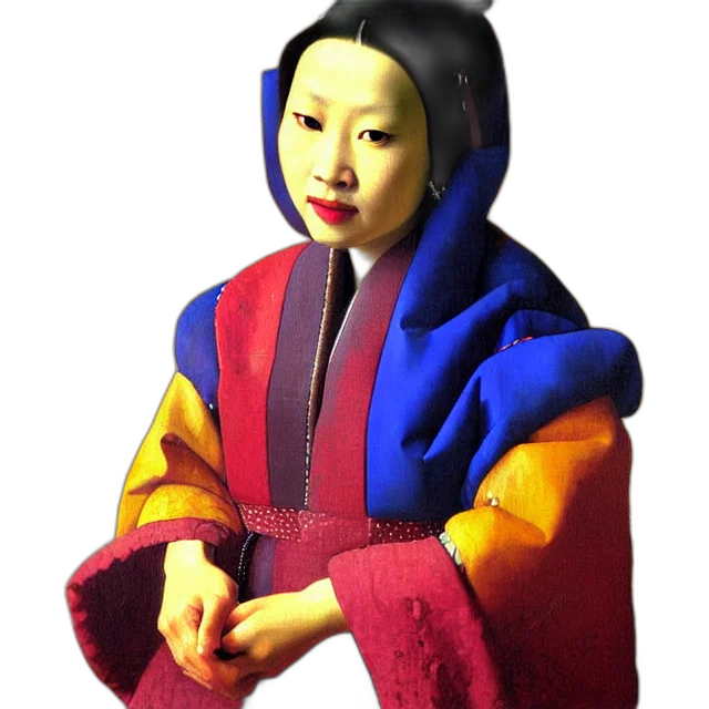 face, mask, jacket, staff transparent PNG cut-out