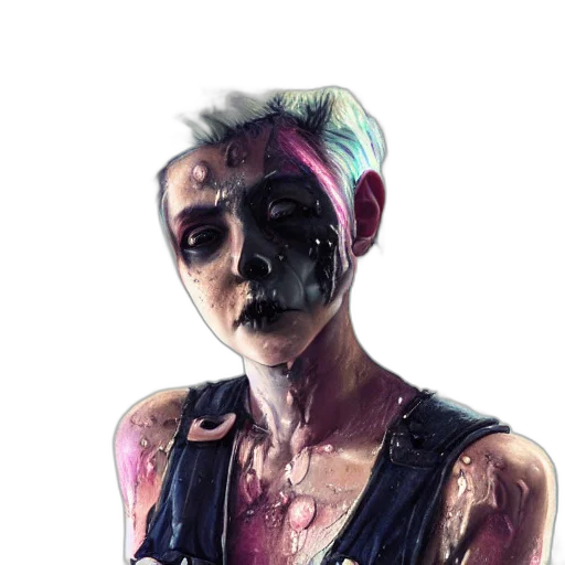 mask, face, staff, creature transparent PNG cut-out