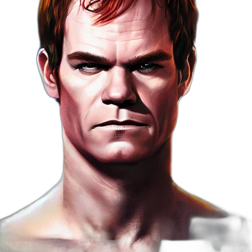 face, comic book art, photorealistic, concept art transparent PNG cut-out