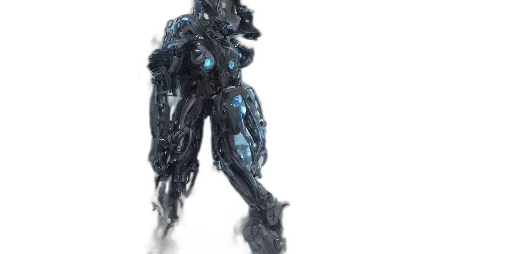 robot, creature, weapon, concept art transparent PNG cut-out