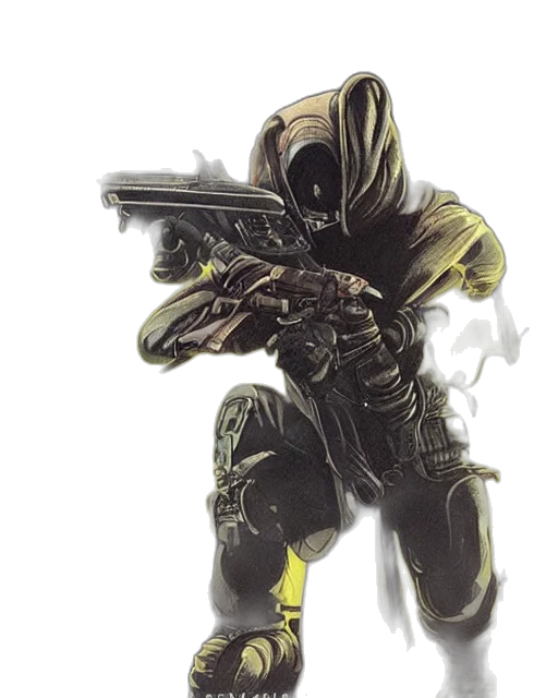 weapon, mask, concept art, cyberpunk transparent PNG cut-out