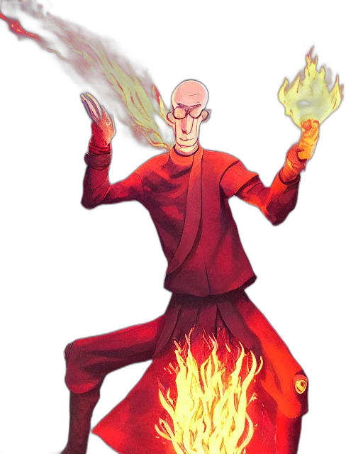 jacket, staff, concept art, fantasy art transparent PNG cut-out
