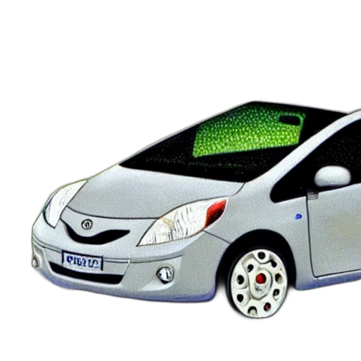 car, 3d render, photorealistic, concept art transparent PNG cut-out