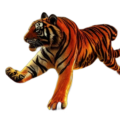 animal, creature, staff, 3d render transparent PNG cut-out
