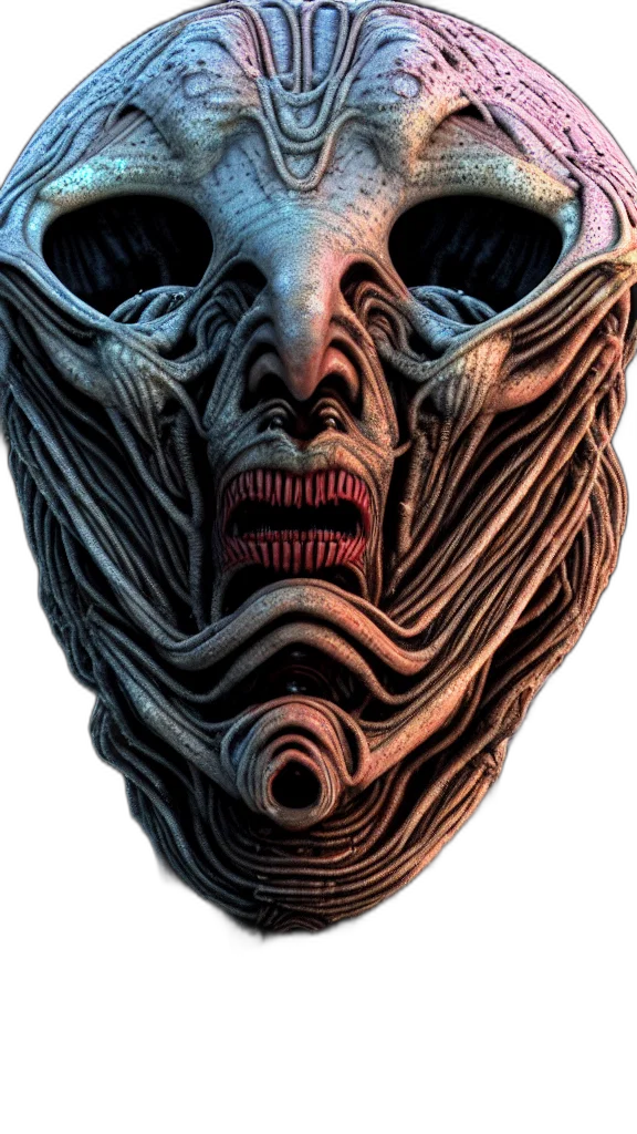 mask, face, creature, robot transparent PNG cut-out