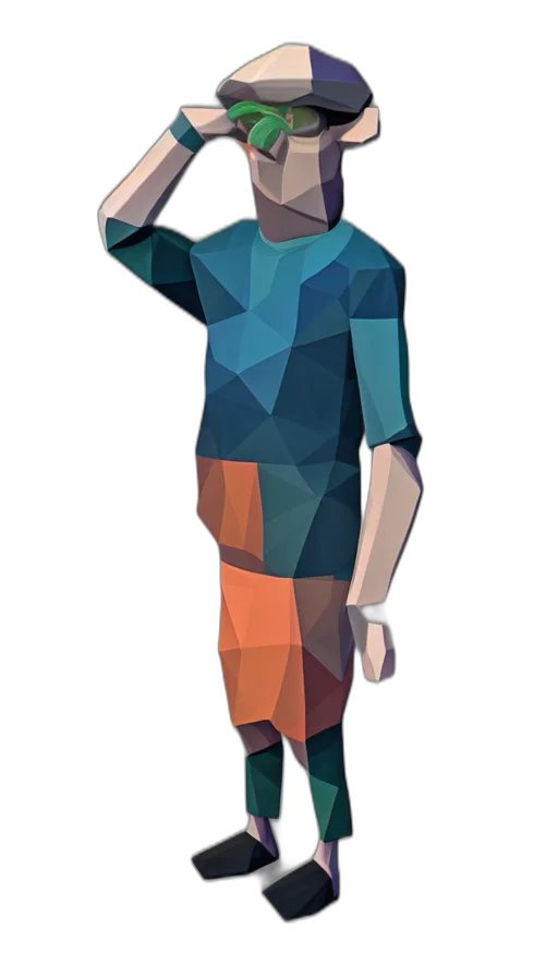 staff, jacket, dress, robot transparent PNG cut-out
