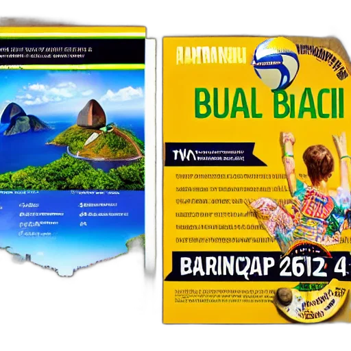 3d render, brasil, tour, package transparent PNG cut-out