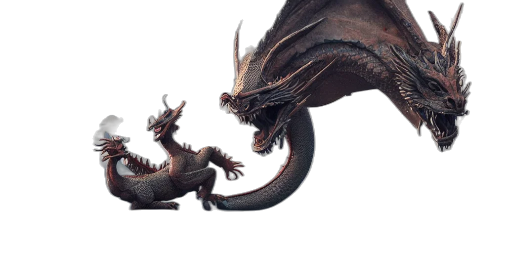dragon, creature, animal, concept art transparent PNG cut-out