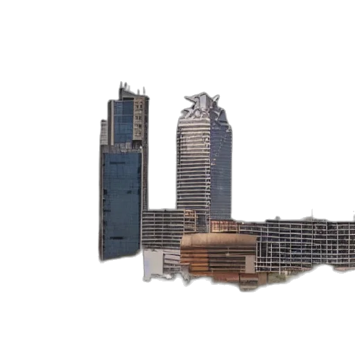 building, 3d render, concept art, photorealistic transparent PNG cut-out