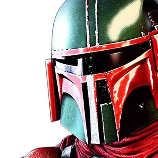 mask, photorealistic, concept art, red transparent PNG cut-out