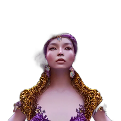 crown, dress, jewelry, face transparent PNG cut-out