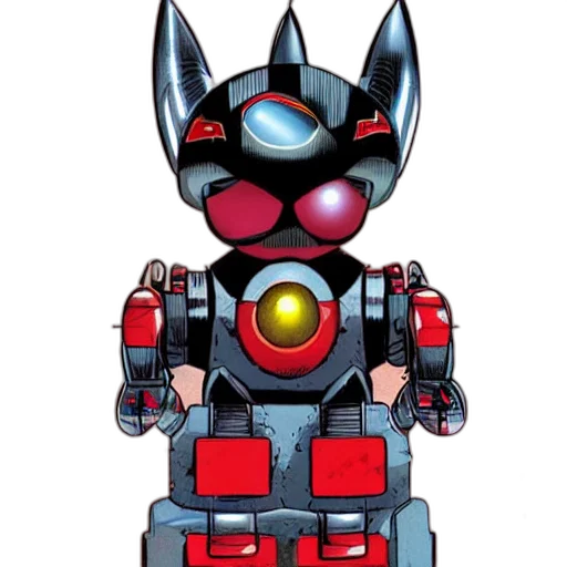 robot, concept art, comic book art, pixel art transparent PNG cut-out