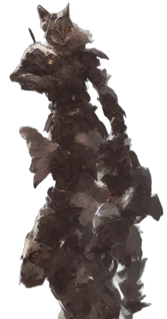 dragon, creature, hair, animal transparent PNG cut-out