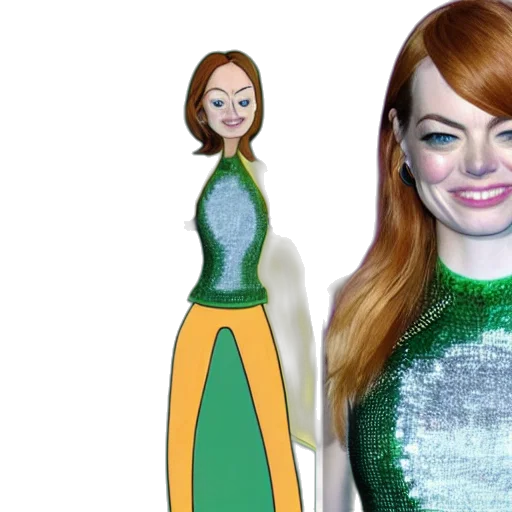 dress, cartoon, 3d render, concept art transparent PNG cut-out