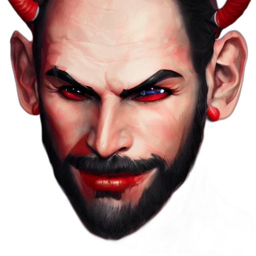 face, mask, creature, concept art transparent PNG cut-out