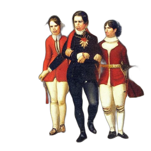 jacket, staff, concept art, oil painting transparent PNG cut-out
