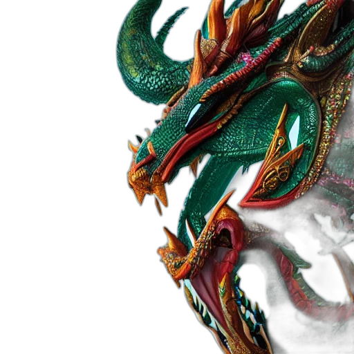 dragon, mask, creature, fantasy art transparent PNG cut-out