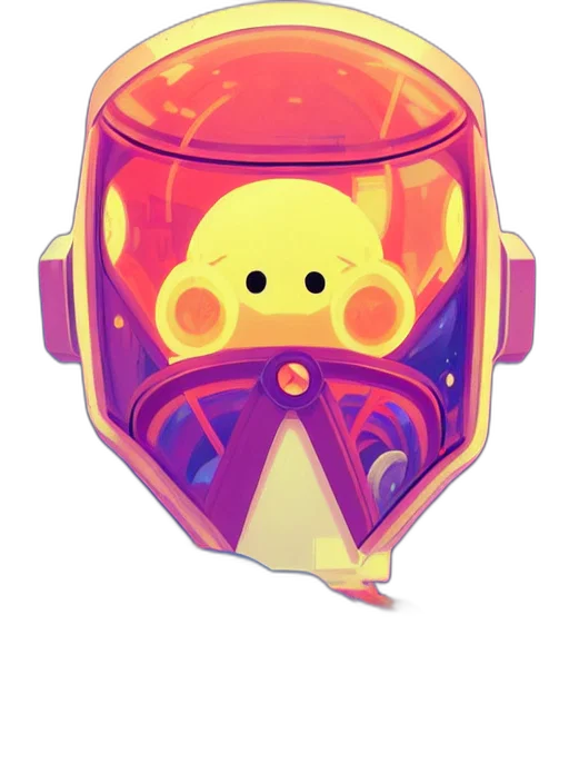 mask, robot, creature, face transparent PNG cut-out