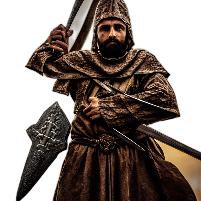 sword, staff, weapon, fantasy art transparent PNG cut-out
