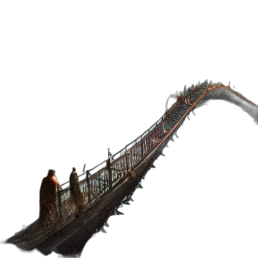 dragon, creature, staff, hair transparent PNG cut-out