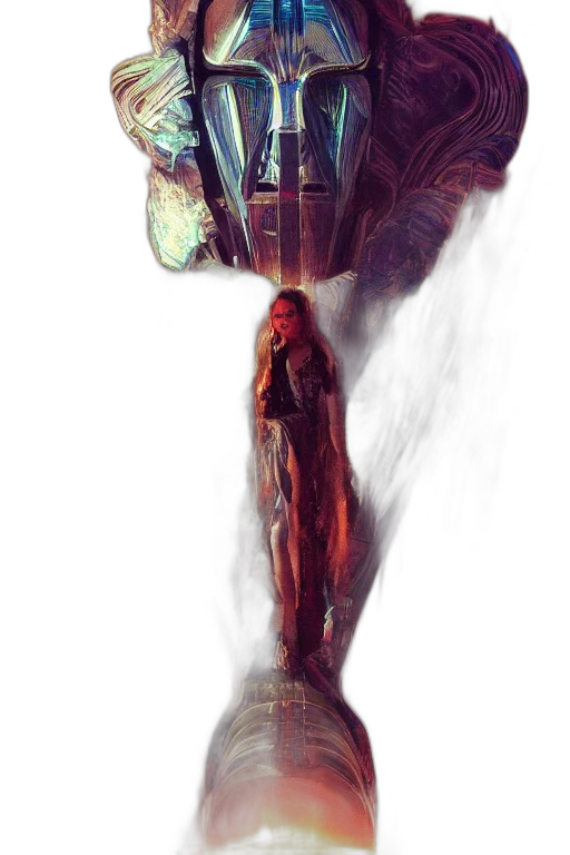 robot, sword, dress, weapon transparent PNG cut-out