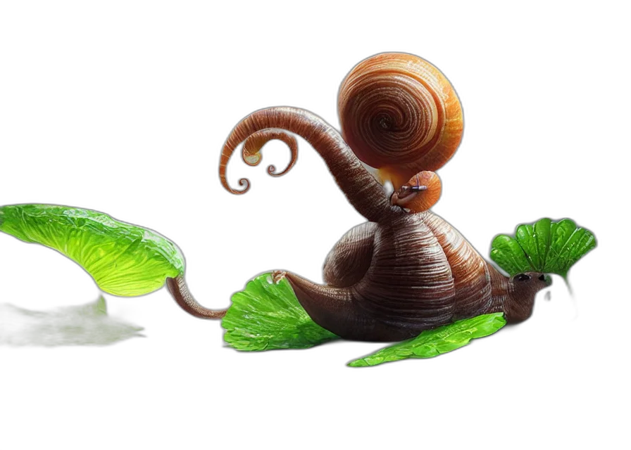 food, creature, 3d render, concept art transparent PNG cut-out