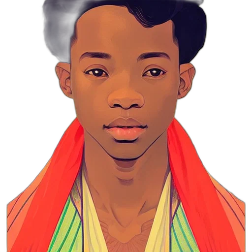 face, staff, cartoon, concept art transparent PNG cut-out