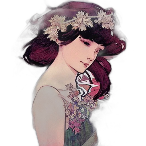 hat, crown, dress, flower transparent PNG cut-out