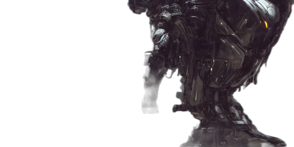 robot, face, creature, mask transparent PNG cut-out