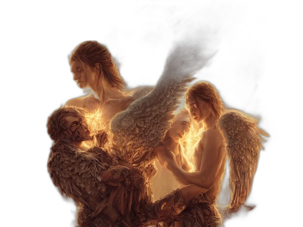 fantasy art, concept art, comic book art, photorealistic transparent PNG cut-out