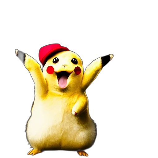 animal, hat, creature, 3d render transparent PNG cut-out