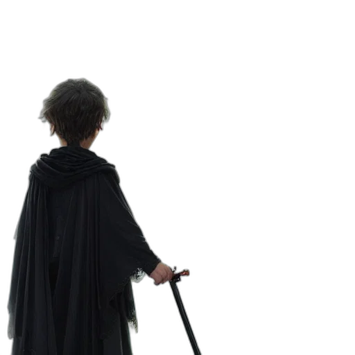 staff, sword, weapon, dress transparent PNG cut-out