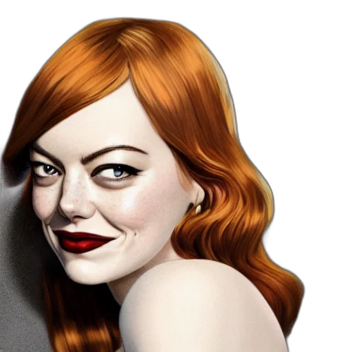 face, hair, photorealistic, cartoon transparent PNG cut-out