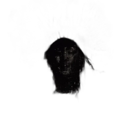 face, mask, hair, creature transparent PNG cut-out