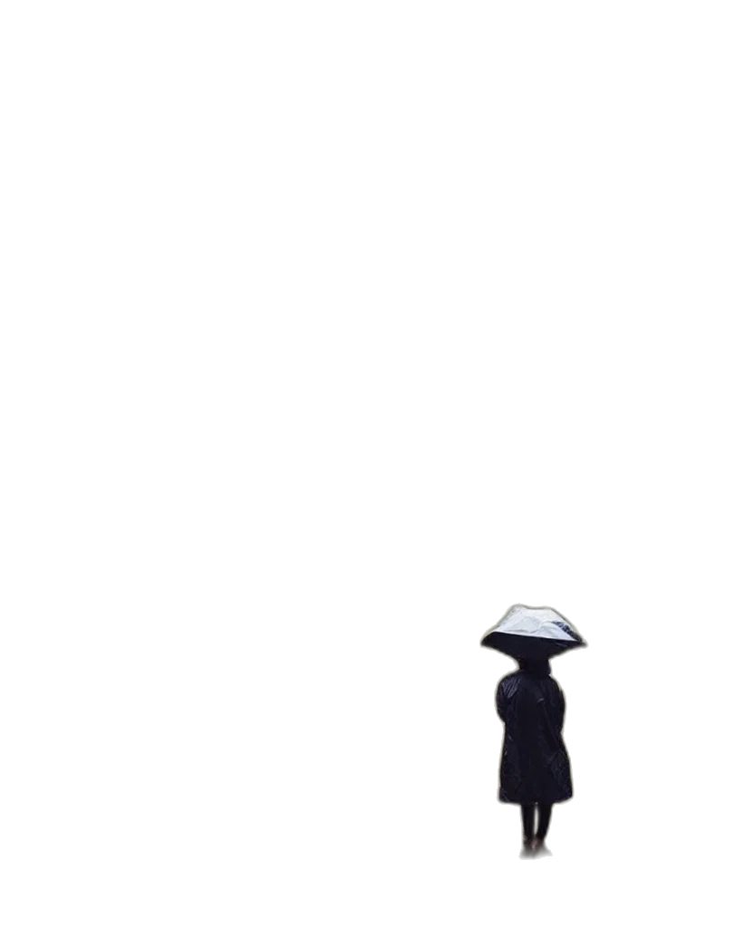 umbrella, hat, dress, robot transparent PNG cut-out
