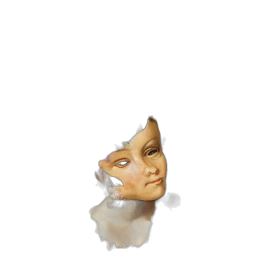 face, mask, creature, crown transparent PNG cut-out