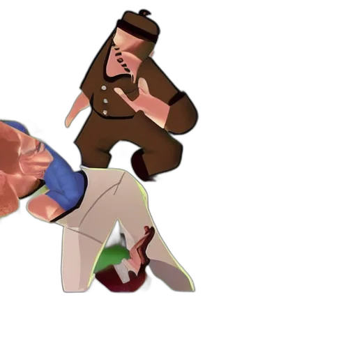 concept art, 3d render, pixel art, cartoon transparent PNG cut-out