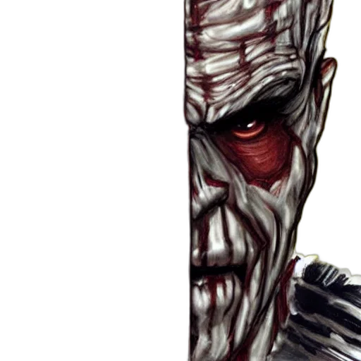 face, creature, mask, concept art transparent PNG cut-out