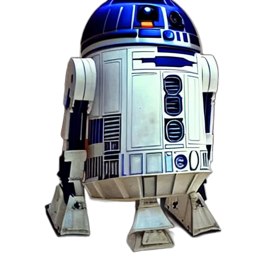 robot, staff, 3d render, pixel art transparent PNG cut-out