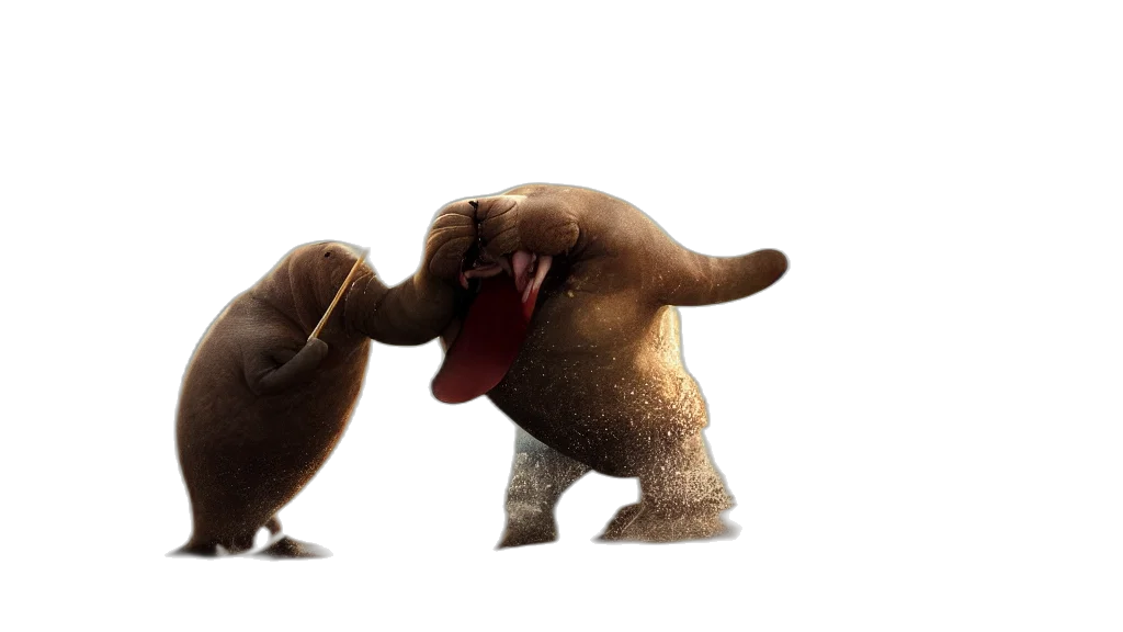 animal, creature, concept art, 3d render transparent PNG cut-out