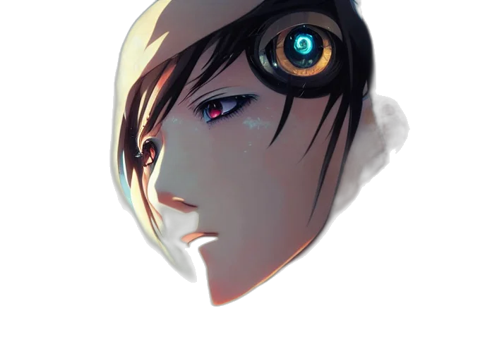 mask, face, robot, creature transparent PNG cut-out