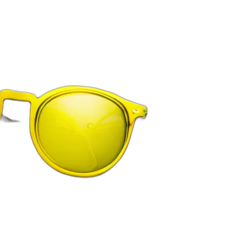 3d render, photorealistic, neon, lemon transparent PNG cut-out